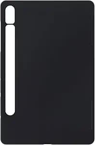 Case Compatible with Samsung Galaxy Tab S9 Wi-Fi SM-X710 11.0 2023 Case, Ultra Slim Soft Flexible TPU Skin Shockproof Bumper Anti-Yellowing Back Cover Shell (Black)