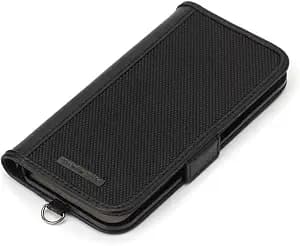 iPhone 16 Flip Cover [Nylon Mesh Style/Black] PG-24AFP13BK