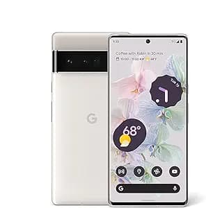 Google Pixel 6 Pro - 5G Android Phone - Unlocked Smartphone with Advanced Pixel Camera and Telephoto Lens - 256GB - Cloudy White