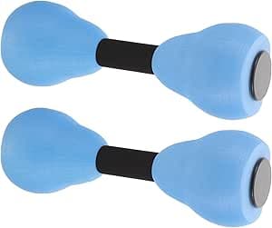 Adjustable EVA Water Dumbbells for Pool Exercise Low-impact Aquatic Training Supplies for Women and Muscle Toning Hand Weights for Swimming Pool Fitness and Water Aerobics