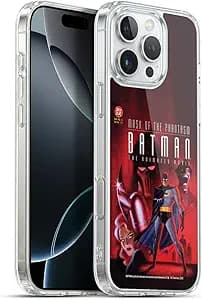 Head Case Designs Officially Licensed Batman DC Comics Animated Movie Phantasm Joker Iconic Comic Book Costumes Gel Case [Military Grade Protection] Compatible with Apple and Compatible with MagSafe