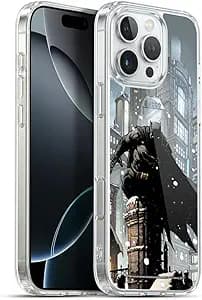 Head Case Designs Officially Licensed Batman DC Comics Rebirth Iconic Comic Book Costumes Gel Case [Military Grade Protection] Compatible with Apple iPhone 16 Pro Max and Compatible with MagSafe