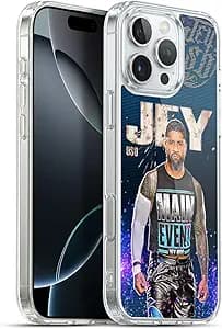 Head Case Designs Officially Licensed WWE Portrait Jey USO Gel Case [Military Grade Protection] Compatible with Apple iPhone 16 Pro Max and Compatible with MagSafe